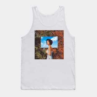 Sky Eyes - Surreal/Collage Art Tank Top